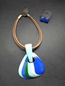 Awesome Design 2025 Tendance Collier Bohême À La Main De Haute Qualité Résine Pendentif Collier - Product Image 5