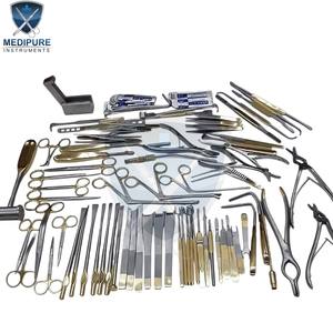 Ensemble d'instruments de rhinoplastie en acier inoxydable de haute qualité, outils complets de chirurgie plastique nasale, procédures de reconstruction - Product Image 1