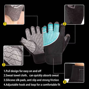 <b>Best</b> Performance Workout Fitness Training Gloves Gym Weightlifting Gloves With <b>Wrist</b> <b>Support</b> - Product Image 3