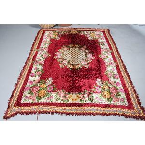 พรมขนาด 5.3x6.6 ฟุต, พรมตุรกีโบราณ, พรมลายทางสีแดง - Product Image 3