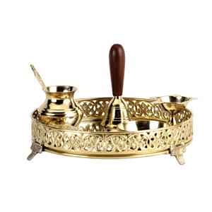 Ensemble de brûleurs à encens en laiton de style arabe, nouveau design magnifique, décoration d'intérieur, brûleur à Bakhoor, nouveau design très vendu - Product Image 3