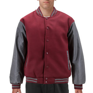 Chaqueta de lana universitaria Letterman Varsity de alta calidad para hombre, hecha a medida con técnicas de chenilla bordadas para béisbol de primavera - Product Image 1