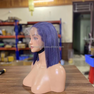 Pelucas de cabello humano Bob Venta al por mayor Peluca frontal vietnamita Cabello humano 100% vendedores de peluca Venta al por mayor Cabello crudo y virgen Hueso recto - Product Image 1