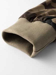 Nom cousu sur mesure numéro coton manteaux Camo Sublimation Varsity Letterman personnalisé Baseball grande taille hommes Varsity vestes - Product Image 5