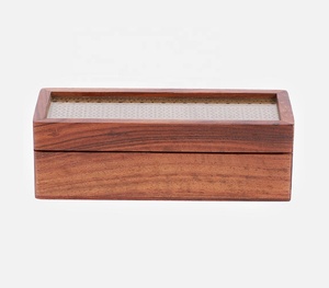 Handcrafted Wooden & <b>Glass</b> <b>Box</b> With 3 Partitions Manufacturer Wholesaler factory direct sale - Product Image 2