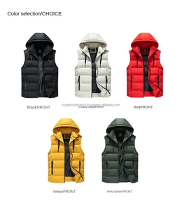 Nouveau hiver de haute qualité à la mode décontracté à capuche vers le bas gilet polyvalent confortable respirant décontracté et chaud vers le bas gilets - Product Image 6