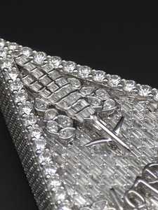 จี้เพชรโมอิสซาไนต์ทรงกลมและทรงบาแกตต์แบบ Iced Out เกรด VVS ประดับบนตัวเรือนเงินแท้ 925 ชุบโรเดียม สไตล์ฮิปฮอป - Product Image 5