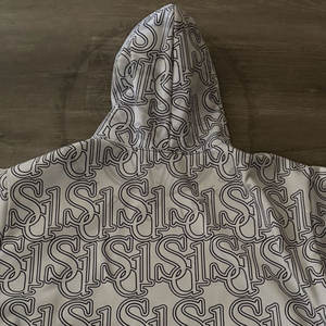 SDL Hombres 100% Algodón Sudadera Con Capucha Personalizada Transpirable Hip Hop Estilo Logo Tejido Método Impreso Invierno Frente Logo Sudaderas Con Capucha - Product Image 5