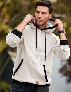 Meilleur matériau Sweats à capuche d'hiver pour hommes Tendance Mode avec techniques de teinture unie Prix d'usine Personnalisable Marque privée - Product Image 3