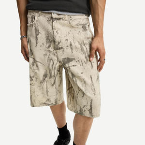 กางเกงขาสั้นผู้ชายวินเทจฟอกสีอินเทรนด์ลำลองทุกวัน - Product Image 3