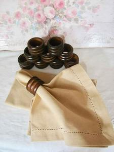 Wooden Napkin Decorative Rings for Dining Table for Party Table Decoration - Product Image 4