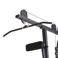 Máquina de Ejercicios de Fuerza Multifuncional para Gimnasio, Máquina de Remo Sentado y Polea Alta, Equipo de Fitness