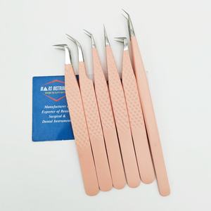 Pince à cils professionnelle japonaise en acier inoxydable de marque privée populaire cils de soins de beauté antistatiques durables de précision - Product Image 1