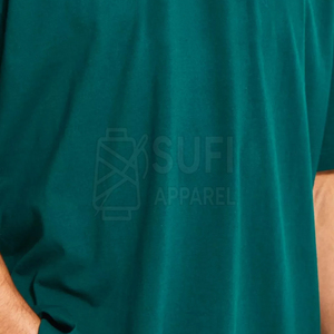 เสื้อยืดโอเวอร์ไซส์ผู้ชายสไตล์สมาร์ทแคชชวล ใส่ได้ทุกวัน สวมใส่สบาย ระบายอากาศดี ผลิตจากผ้าฝ้ายถัก 100% เป็นมิตรกับสิ่งแวดล้อม เหมาะสำหรับฤดูร้อน - Product Image 5