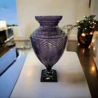 Vase à fleurs en verre cristal de haute qualité, design moderne et luxueux, éco-responsable, fait main, Ashok International FW-A-005, mariage