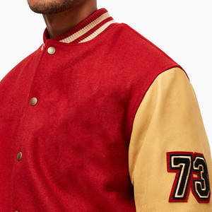 Chaqueta Universitaria Personalizada DCY 2026, Chaqueta Deportiva de Alta Calidad para Hombre, Ropa Urbana Ecológica, Cortavientos, Holgada, de Cuero PU para Invierno - Product Image 4