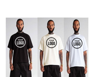 2025 nuevo Shaka Wear Max Heavyweight manga corta t en blanco logotipo personalizado camiseta para hombres Vintage logotipo personalizado camiseta - Product Image 1