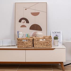 Woven <b>Basket</b> <b>Wicker</b> <b>Baskets</b> for Shelves with Handles Handmade Storage <b>Basket</b> Wholesale eco-friendly Made in Vietnam - Product Image 4