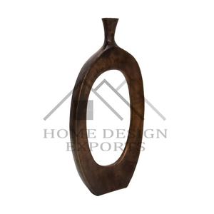 2025 Venta caliente Último diseño Floreros de aluminio para la decoración de la sala de estar Jarrones de centros de mesa de aluminio fundido - Product Image 4