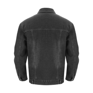 Proveedores Chaquetas de tela de algodón de mezclilla OEM Fabricante personalizado Lavado de pigmentos Chaquetas de mezclilla para hombre - Product Image 1
