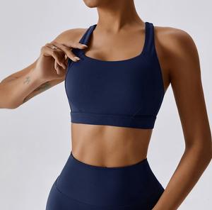 Fitness Yoga Soutien-Gorge Gym Crop Top Sportswear Sexy High Impact Plus La Taille Sous-Vêtements Femmes Sport Soutien-Gorge - Product Image 5