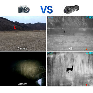Caméra thermique compacte ZeroBeam K3 12MP Capteur CMOS 25Hz Protection IP54 Conception portable Compatibilité SD Rangers du terrain - Product Image 2