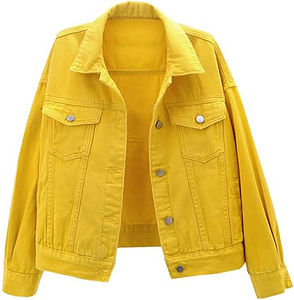 Veste en jean boutonnée de style doux haut de gamme OEM, nouvelle mode automne-hiver, lavée vintage pour femmes - Product Image 3