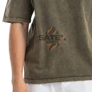 เสื้อยืดวินเทจผู้ชายแบบฟอกสี สไตล์ใหม่ ปรับแต่งได้ ทรงปกติ ผ้าฝ้าย 100% แขนยาว เป็นมิตรกับสิ่งแวดล้อม ระบายอากาศได้ดี - Product Image 3