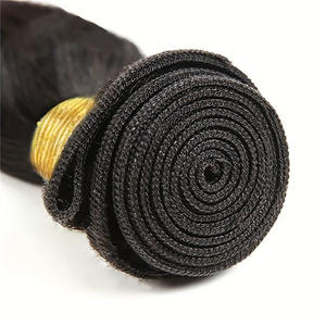 कुंवारी बाल विक्रेताओं थोक सस्ते 100% क्यूटिकल वाले कच्चे मानव बाल बंडल 9 ए ग्रेड डबल वेफ्ट मंदिर भारतीय कच्चे बाल - Product Image 2