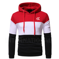 Sudadera con Capucha Extra Grande Personalizable para Hombre, Color Azul Claro, Tejido de Punto, Estampado de Telaraña, Moda de Verano e Invierno, Técnica Lavada, Secado Rápido