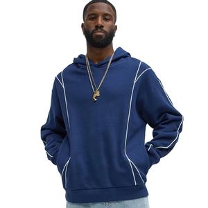 Sweat à capuche Oem personnalisé broderie à impression de points de contrat Sweats à capuche pour hommes Pull Sweat à capuche surdimensionné Hommes - Product Image 1