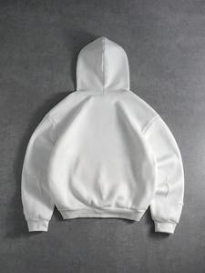 Pull court à capuche pour femme en molleton de coton léger tenue streetwear décontractée élégante parfaite pour la gym, le yoga ou les vêtements de voyage - Product Image 3