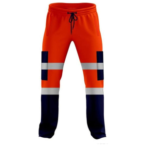 กางเกงทำงานผ้าโพลีเอสเตอร์คุณภาพสูงสำหรับผู้ชายกางเกงลำลองสะท้อนแสงมองเห็นได้ชัดเจนปรับแต่งโลโก้และกระเป๋าสินค้าได้ - Product Image 5