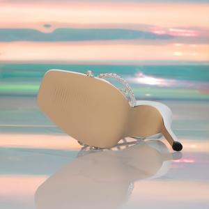 Sandales romaines à talons pour femmes, style stiletto, motif étoile, polyvalentes, à enroulement serpentin, chaussures à talons hauts - Product Image 3