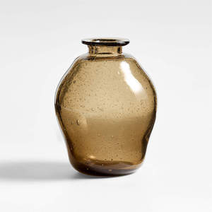 Florero de Vidrio Marrón de 6.5 Pulgadas - Product Image 1