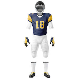 Uniformes de fútbol americano personalizados Uniforme de fútbol americano transpirable Uniforme de fútbol americano de color personalizado - Product Image 5