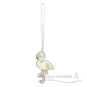 Ornamento artigianale per uccelli dell'albero di Natale con Design unico "give Bird" Tambour paillettes ricamo statuetta e giocattolo - Product Image 3