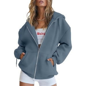 Top Qualité Élégant Femmes Hoodies En Gros Nouveau Design Femmes Hoodies Solide Couleur Femmes Hoodies - Product Image 3