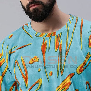 Service OEM Impression par sublimation T-shirts surdimensionnés en gros T-shirts surdimensionnés légers - Product Image 4