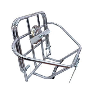 Portaequipajes trasero vertical y soporte para rueda de repuesto (modelo Deluxe) Lambretta LI S1/ S2 + TV1 + TV2 - Product Image 4