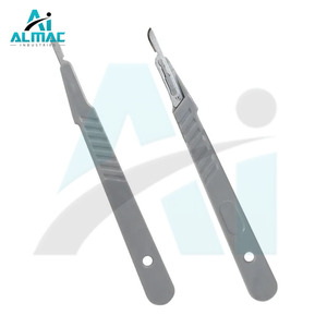 Bisturí quirúrgico desechable médico Premium de Almac con logotipo personalizado y mango de plástico estéril y manual para equipos médicos - Product Image 3