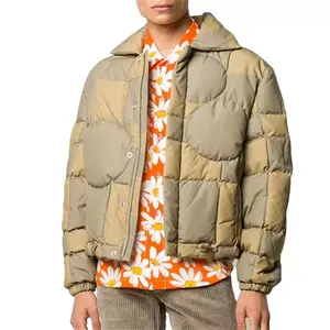 Chaqueta Acolchada Ligera de Último Diseño, Resistente al Agua, con Cobertura Facial Completa y Marca Personalizada para Hombre - Product Image 1