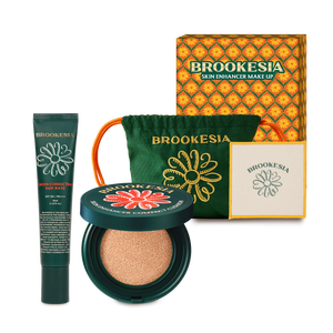 Brukesia Matte Cushion 12g + Sunbase 45ml Coffret Cadeau Base de Teint avec Pochette Verte et Sous-Verre Édition Limitée Inclus - Product Image 1