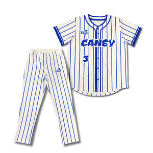 Uniforme de Béisbol OEM 2025 al por Mayor, Personalizado, Rojo, Transpirable, Talla Grande, Diseño por Sublimación, Antibacterial, de Secado Rápido - Product Image 2