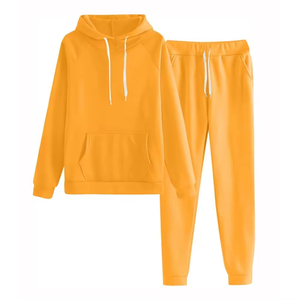 Ensemble de survêtement jogging 2 pièces pour homme, imprimé délavé à l'acide, polyester/coton, hiver, vente chaude - Product Image 1