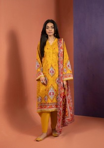 ชุดเดรสฤดูร้อน Faisalabad ผ้าฝ้าย/ชุดสนามหญ้า เสื้อผ้าผู้หญิง ฤดูร้อน ออกแบบผ้าฝ้าย/ชุดสนามหญ้า ชาลวาร์ คามีซ สุภาพสตรี - Product Image 3