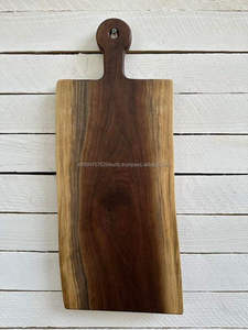 Tabla de Cortar Cuadrada de Madera KALATRI con Mango, 20 mm de Grosor, Ecológica, Apta para Lavavajillas, Ligera y Fácil de Limpiar - Product Image 4