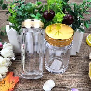 Bouteilles en plastique acrylique de haute qualité, petites, 30 ml, 55 ml, 60 ml, 65 ml, avec bouchon à vis et impression sérigraphique - Product Image 2