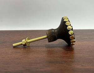 Vintage Epoxy Resin Wood Brass <b>Drawer</b> Knob Fresh Design Kitchen Pulls Knob For Modern Furniture Home and Office Decoration Use - Product Image 2