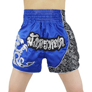 Pantalones cortos de boxeo Muay Thai para hombre y mujer, Shorts de Kickboxing Fight Tiger Muay Thai, bañadores de boxeo transpirables personalizados - Product Image 4